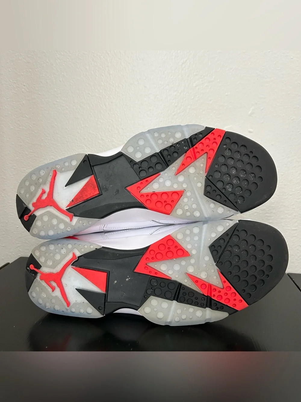 Nike Air Jordan VII 7 Retro White Infrared Crimson Red Black CU9307160 Mens 10.5